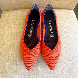 Rothy’s in vibrant orange